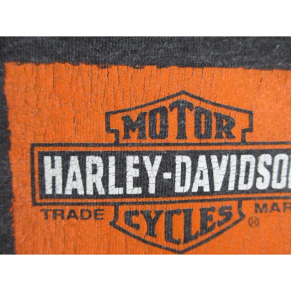 Harley Davidson Shirt Mens Medium Gray New Hampshire Motorcycle Rider Casual - Picture 9 of 16